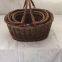 Natural Color Wicker Basket Storage Willow Basket/Brown Willow Basket