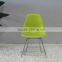 replica wholesale beech chrome metal frame plastic PP Charles side chair