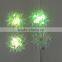 4"star bow iridescent star ribbon bow with fiber optic LED lights Hot Sale in Canada