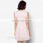 2016 hot sale women mini dress design OEM short sleeve custom dress D317