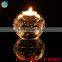 2015 new ball crystal glass candle holder for decoration gift