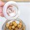 Exquisite Ribbed Glass Storage Jars with Lids - Ideal for Kitchen Pantry, Preserving Snacks & Ingredients!