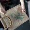 Utilisation pour les expositions ou pour les courses, sac à main élégant en feutre de laine, en toile ou en lin de poids léger, sur commande (OEM)