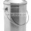 Hot saling 1gallon Kitchen Stainless steel compost bin, compost pail with lid with filters