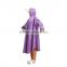 Unisex outdoor waterproof raincoat knee length raincoat