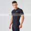 2016 hotsale custom jogging shirt gym wear exerciser fitness clothes with factory price