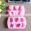 Wholesale price custom heart shape mold cute sushi making kit cake silicone cake mold