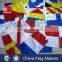 Christma custom cheap triangle flag bunting