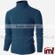 Mens Casual Turtleneck Slim Fit Pullover Sweaters with Twist Patterned