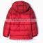 hot sale Quilting fake down boy's Jacket red color