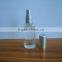 15ml clear glass perfume bottle with silver sprayer cap