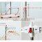 High quality stainless steel extendable clothes drying hanger rack/foldable clothes hanger drying rack E4