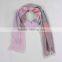 Bulk wholesale ladies fashion colorful100% polyester,new design striped winter scarf for women