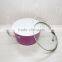 Aluminum metallic coating fry pan set cast steel handle magic pan