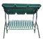 3 Seater Garden Steel Frame Patio Swing Chair With Canopy