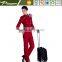 2016  Trade Cheap Smart Slim Red Military Steward Uniforms