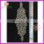 Factory direct wholesale bridal beaded crystal rhinestone appliques for wedding dresses