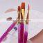 Wholesale High Quality 6pcs Plastic Handle Nylon Hair Artist Paint Brush