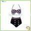 Women Vintage High Waist Bikini Swimsuit Set