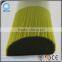 Flaggable PET yarn for brooms brilliant color and good bend recovery