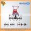 Farm gasoline power used tiller for sale with spare parts