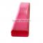 Customized Pink Rectangle Velvet Jewelry Packagng Boxes For Necklace .