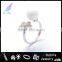2016 Ceramic Jewellery Attractive Silver 925 Bead Flower Zircon Ring Sizes