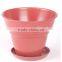 100% Biodergradable bamboo fiber flower pot