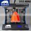 D5s mini 3d single extruder printer with CE approved and performance developed