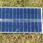 Tempered glass laminated PV solar panel for outdoor power supply