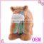 Hot sell animal shaped safe for kids soft custom plush baby pillows