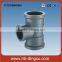 Factory Made Water Supply Pvc Tee for Plastic Tubes