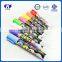 Factory supplies refillable custom color glitter whiteboard marker for school or office