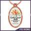 Customized Logo Colorful Gold Coast Printing Keychain With 6 Plating Colors