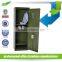 Modern Design Vertical Single Colorful 2 Door Steel Clothes Cabinet Locker With Great Price