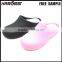 High quality leather nurse clog woman eva factory 2016