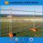 Cheap galvanized temporary fencing, concrete filled block temporary fence base