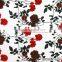 Wholesale New 3D Rose Flower Embroidery Lace Fabric 120cm Width WhiteTulle Mesh Breathable High Quality Textile For Summer Dress