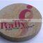 Eco-friendly sandstone tea cup coaster with color printing