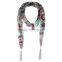 Top Sale Passion Tropical Plants Printing Scarf,functional Scarf