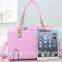 2015 New Fashionable Single Shoulder Cross Strap and Tote PU Woman Bag