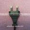 Korea 2 pin plug VDE power cord with KC approval 2.5A 250V