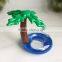 duck flamingo palm tree floating drink holder, pool party drink float