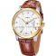 Most popular China online shopping women leather couple lover wrist watch