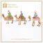 Three King on Camel Resin Nativity Figurine