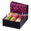 New luxury cardboard printed macaron box packaging, colorful macaron food packaging, wholesale macaron trinket box