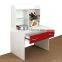 wooden grain melmained MDF cheap Modern large simple Modern used dressing table