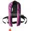 Leather fashion inflatable life jacket for kayak fishing