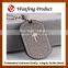 Personalized Shaped Enbossing cross Dog Tag with Ballchain/Silicone FOR Christmas