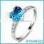 2016 Fashion Wedding Ring Elegant 925 cz Ring for Women Silver Jewelry